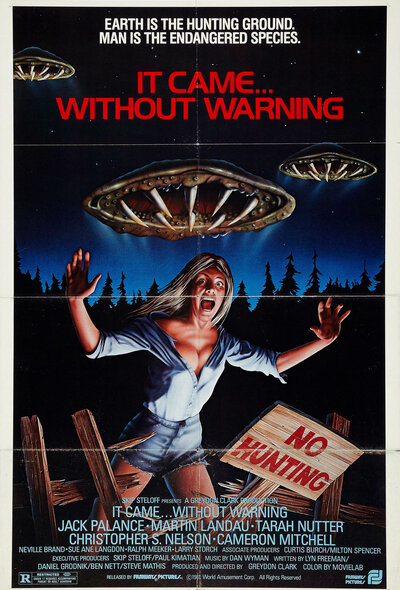Постер «Без предупреждения» (1980)