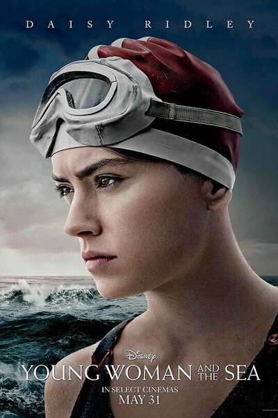 Постер «Девушка и море» (2024)