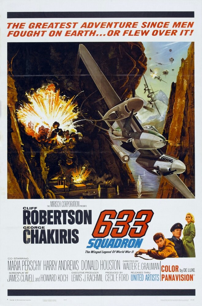 Постер: Эскадрилья 633 (1963)