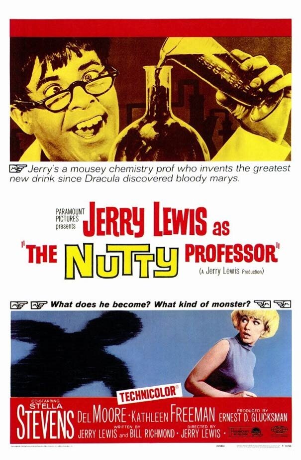 Постер: Чокнутый профессор (1963)