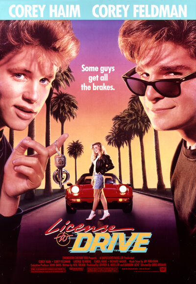 Постер «Водительские права» (1988)