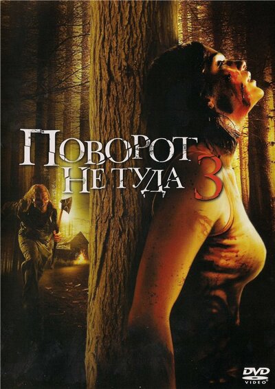 Постер «Поворот не туда 3» (2009)