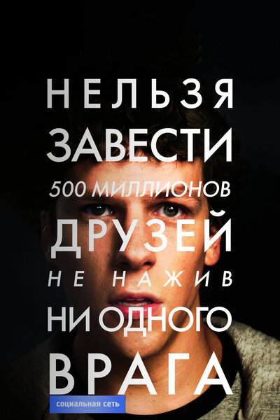 Постер «Социальная сеть» (2010)