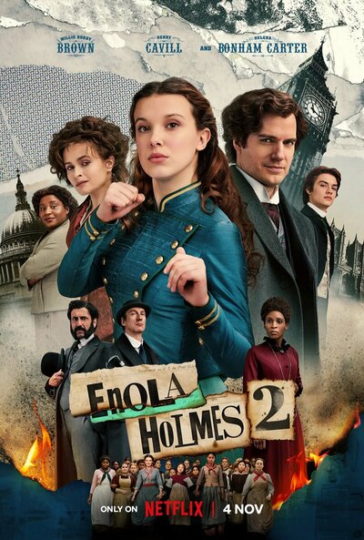 Постер «Энола Холмс 2» (2022)
