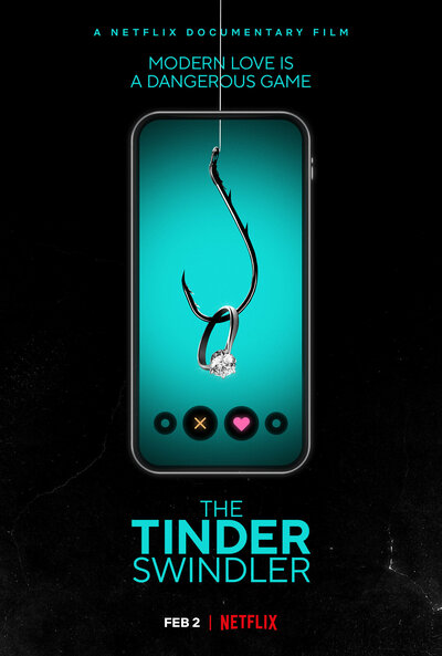 Постер «Аферист из Tinder» (2022)