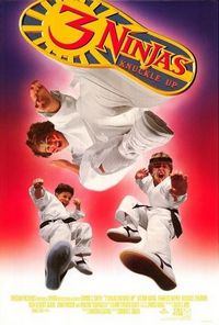 Постер «Три ниндзя: Костяшки вверх» (1995)