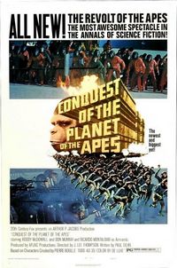 Постер «Завоевание планеты обезьян» (1972)