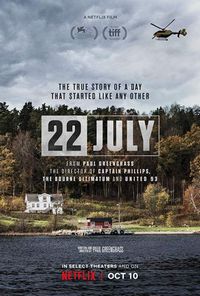 Постер «22 июля» (2018)