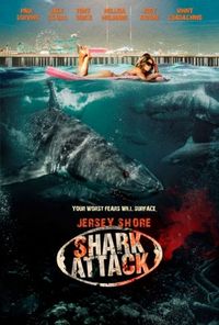 Постер «Нападение акул на Нью-Джерси» (2012)