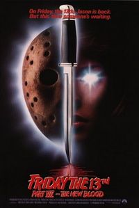 Постер «Пятница 13-е – Часть 7: Новая кровь» (1988)