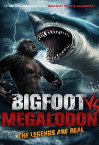 Постер «Бигфут против мегалодона» (2021)