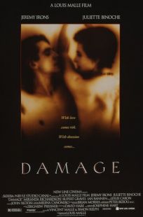 Постер «Ущерб» (1992)